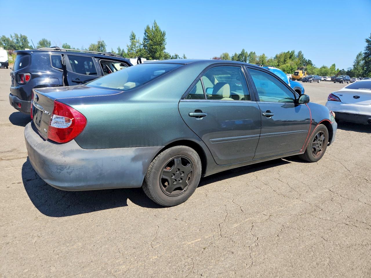 2003 Toyota Camry Le V6 Green vin: 4T1BF32K43U545070