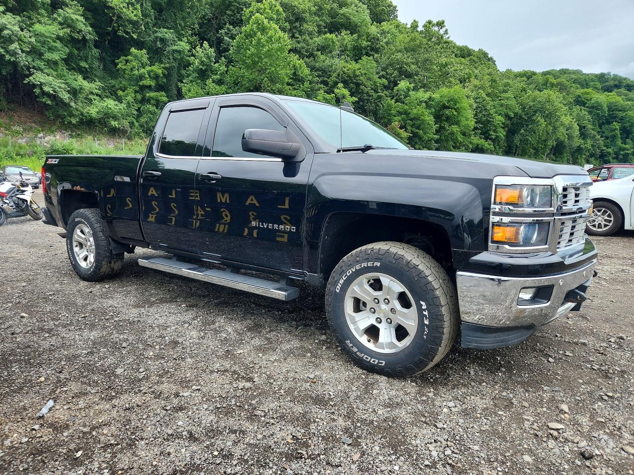 2015 Chevrolet Silverado K1500 Ltz Black vin: 1GCVKSEC5FZ277651