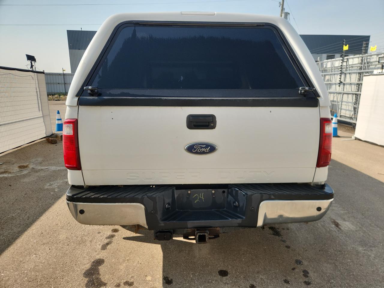 2012 Ford F250 Super Duty White vin: 1FT7W2BT5CEB19699 Damage: Tailgate, Chipped, 4