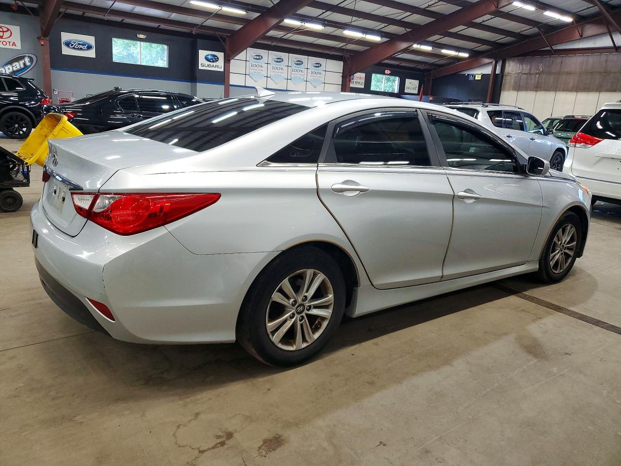 2014 Hyundai Sonata Gls Silver vin: 5NPEB4ACXEH885575