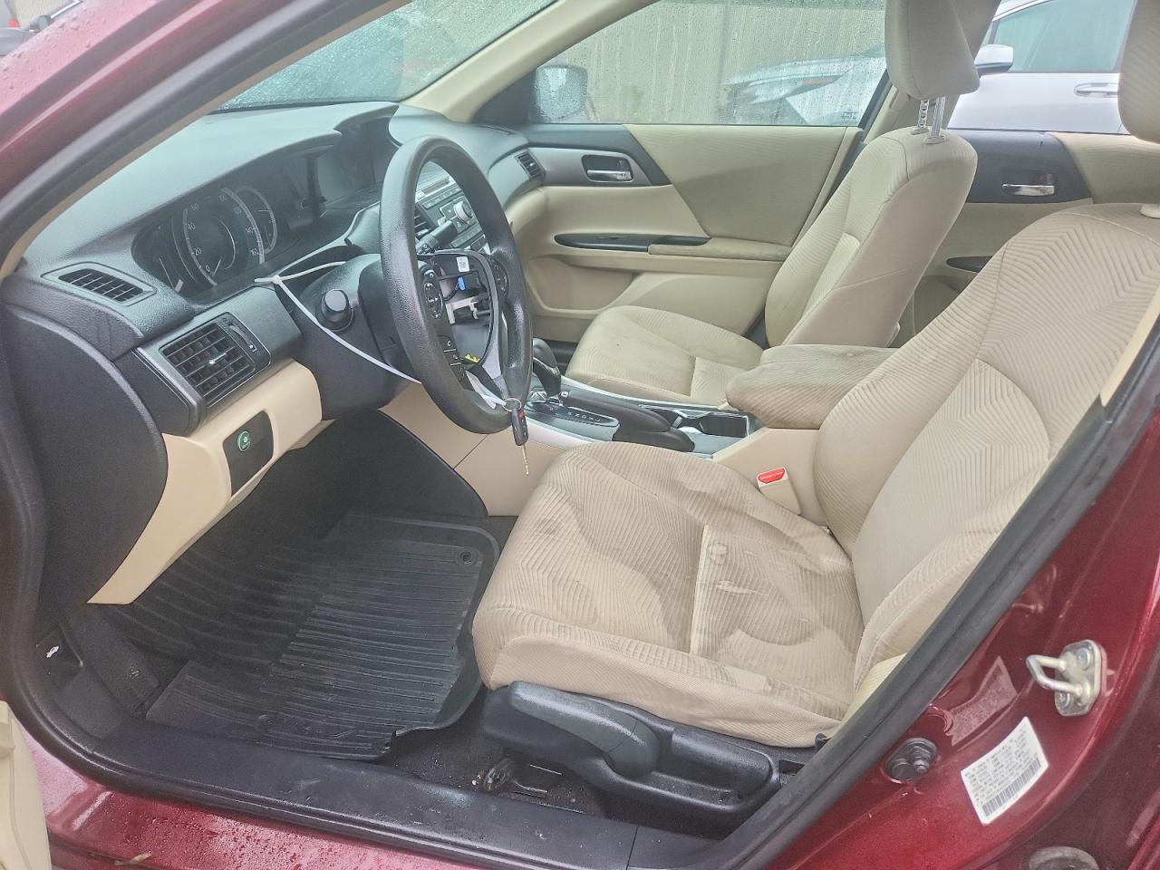 2014 Honda Accord Lx Maroon vin: 1HGCR2F35EA059435