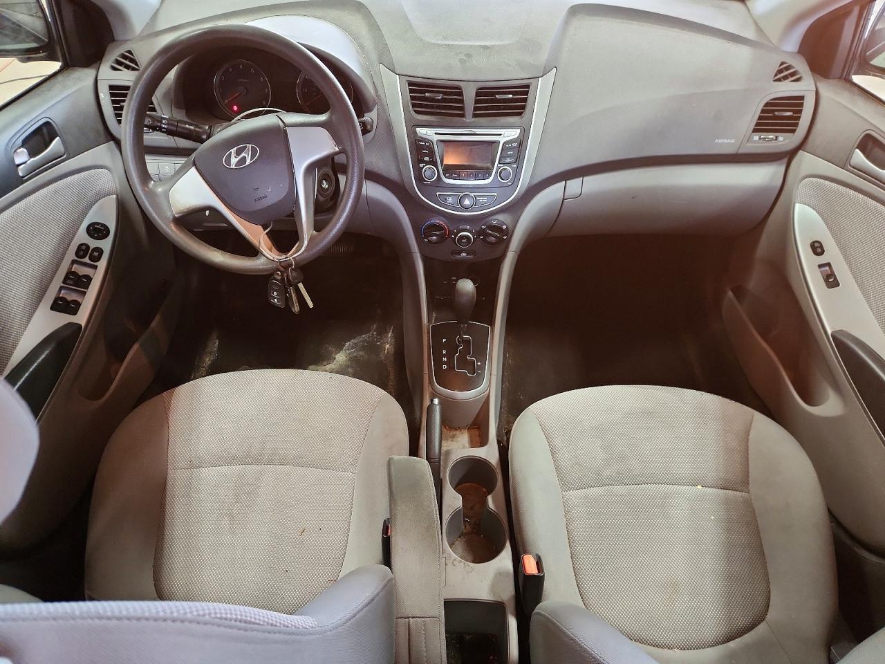 2014 Hyundai Accent Gls Gray vin: KMHCT4AE0EU638783