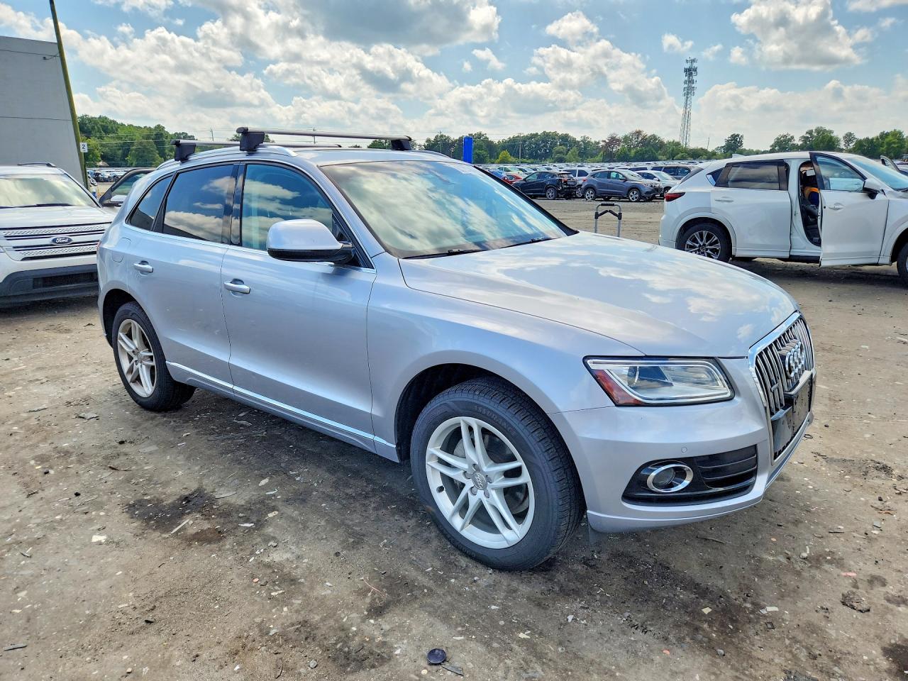2015 Audi Q5 Premium Plus Silver vin: WA1LFAFP2FA115783
