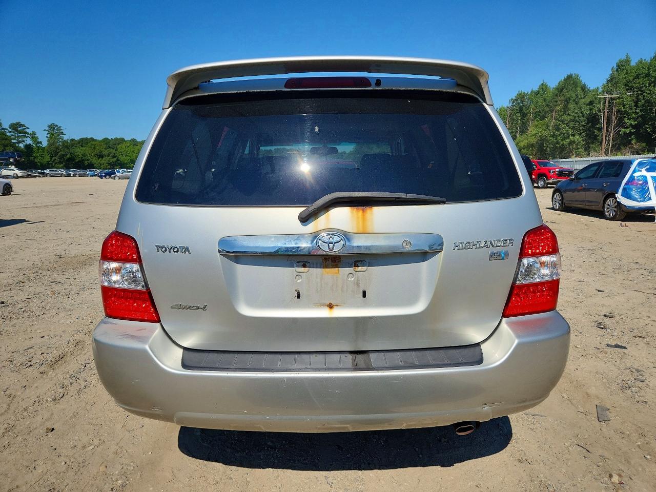 2006 Toyota Highlander Hybrid Серебряный vin: JTEEW21A060005453
