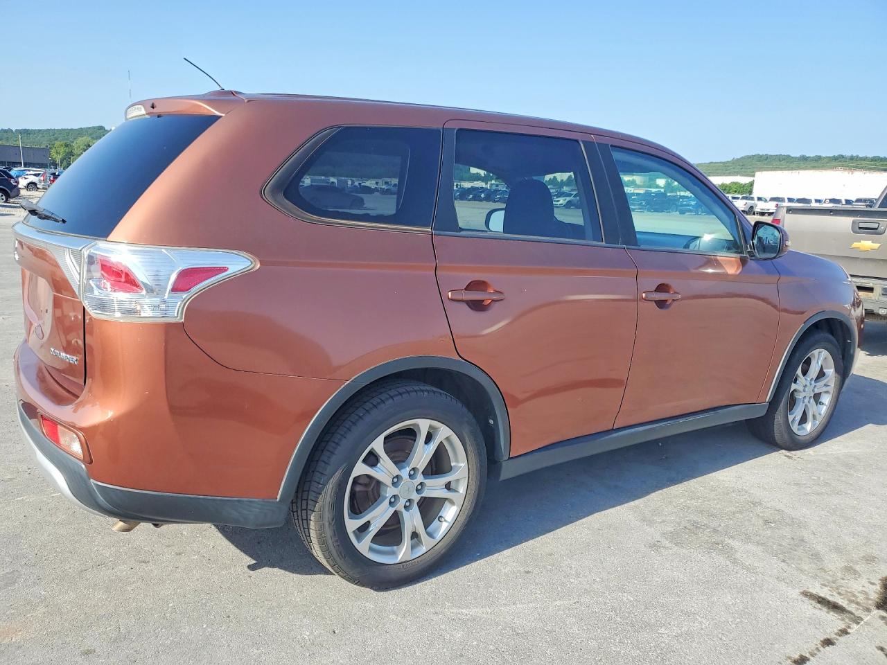 2015 Mitsubishi Outlander Se Orange vin: JA4AD3A39FZ006929
