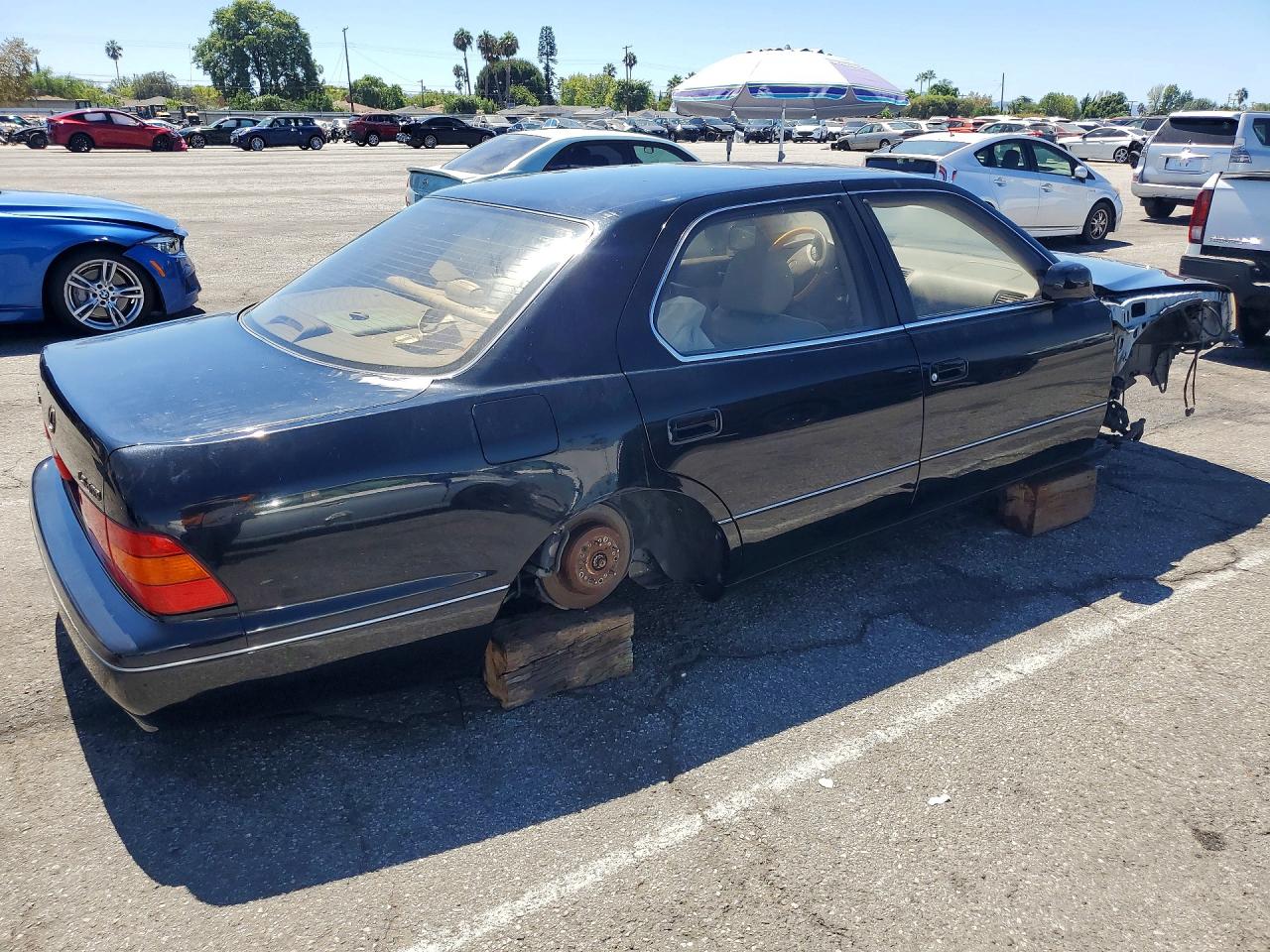 2000 Lexus Ls 400 Black vin: JT8BH28F7Y0176236