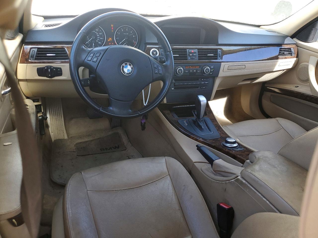 2007 Bmw 328 I Sulev White vin: WBAVC53547FZ77034