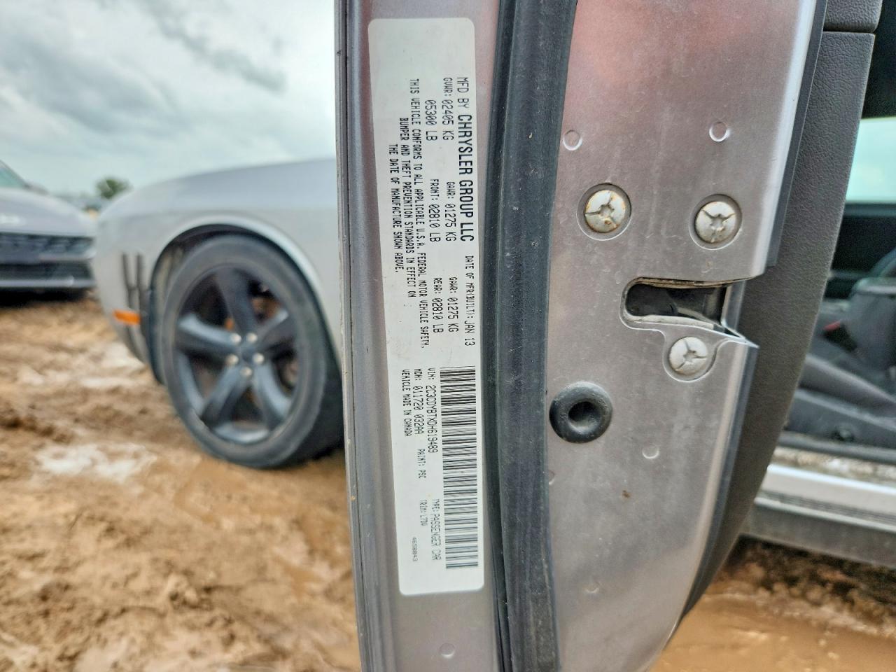 2013 Dodge Challenger R/t Silver vin: 2C3CDYBTXDH619489