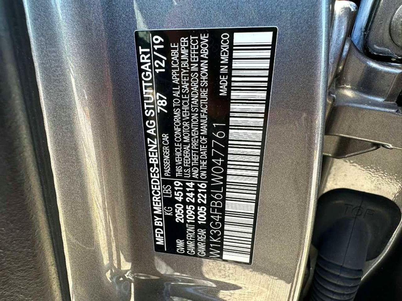 2020 Mercedes-benz A 220 4matic Gray vin: W1K3G4FB6LW047761