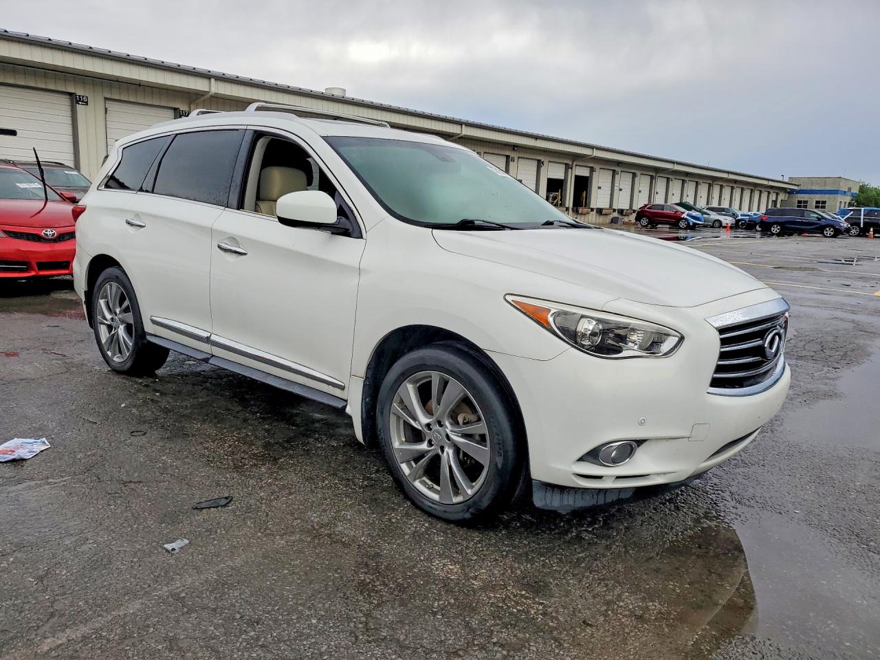 2013 Infiniti Jx35 Base White vin: 5N1AL0MMXDC352396