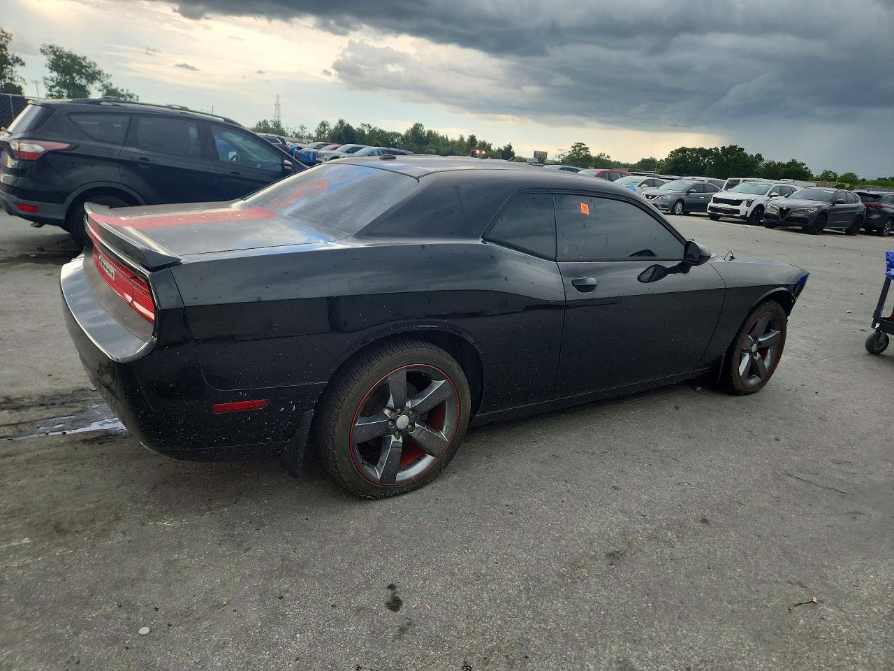 2012 Dodge Challenger Sxt Black vin: 2C3CDYAG9CH254824