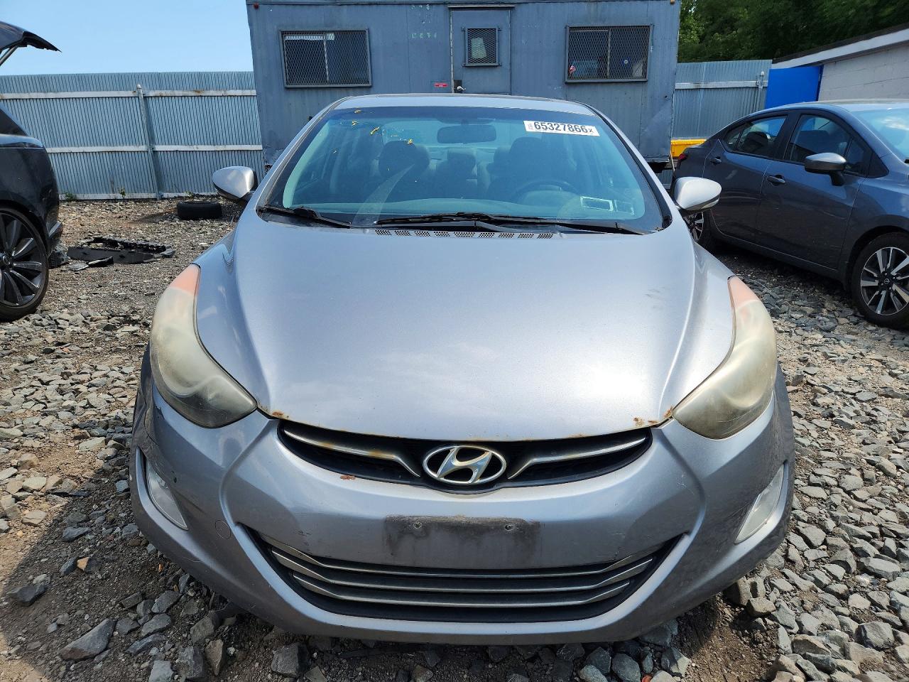 2013 Hyundai Elantra Limited Gray vin: KMHDH4AE3DU703405