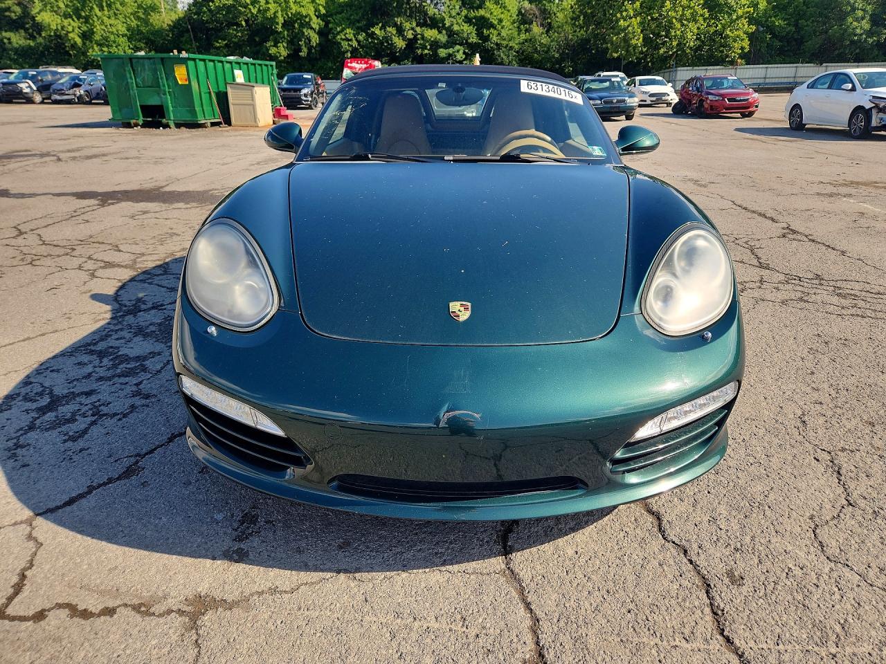 2011 Porsche Boxster Зеленый vin: WP0CA2A80BS710601
