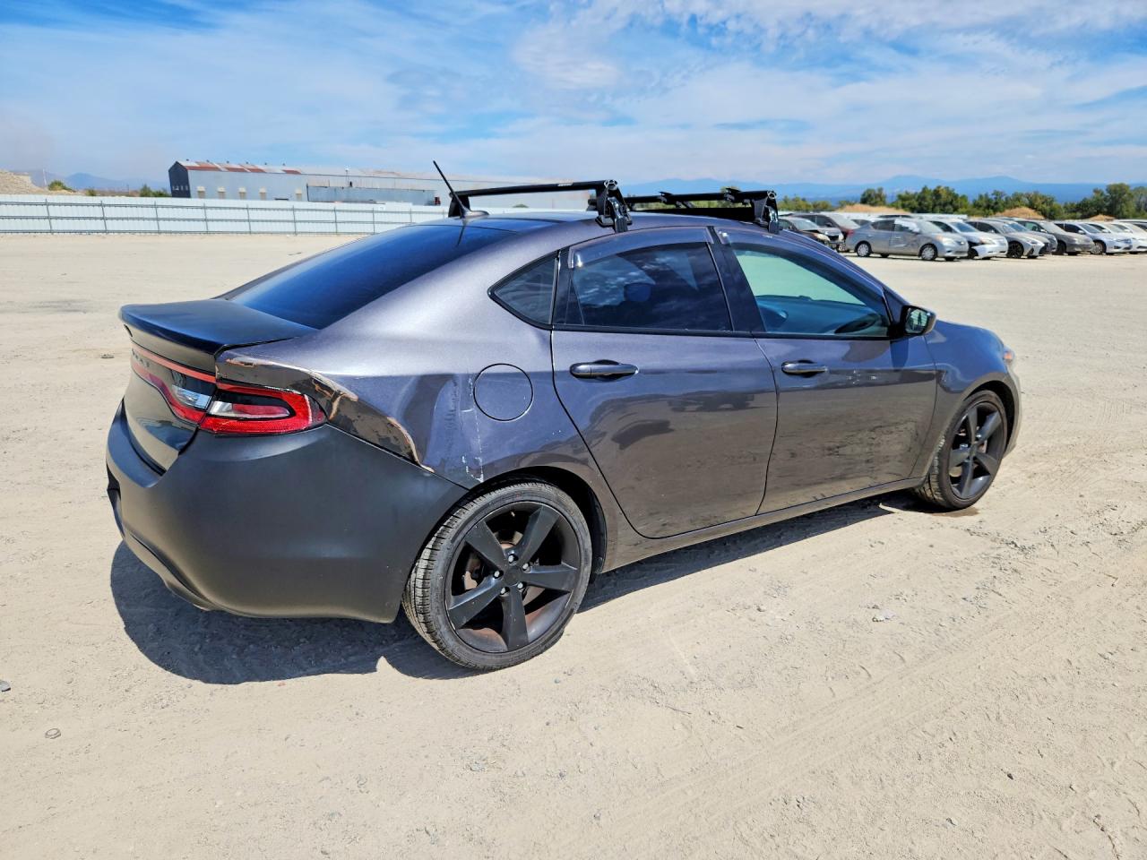 2015 Dodge Dart Sxt Gray vin: 1C3CDFBB7FD194597