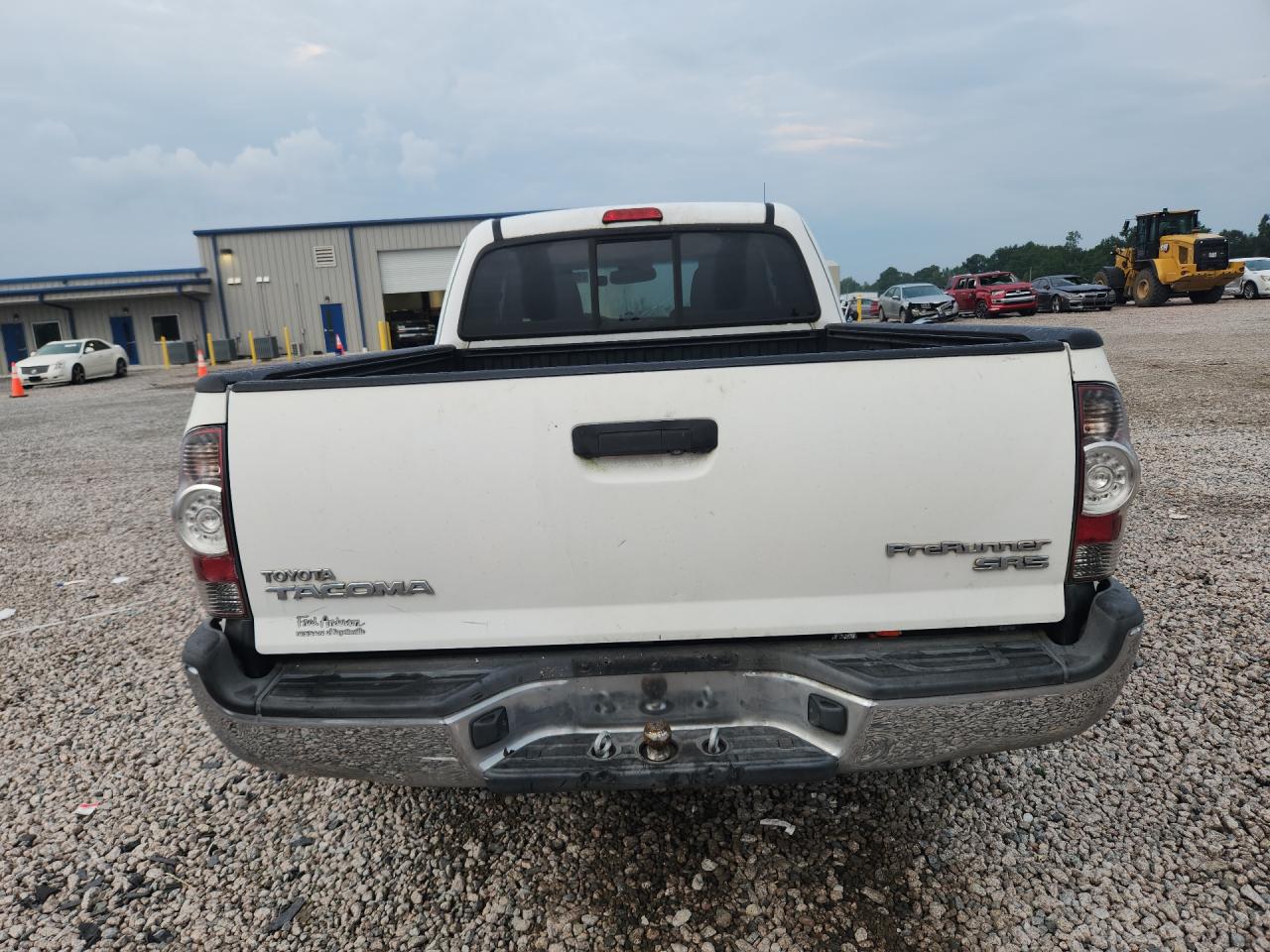 2012 Toyota Tacoma Prerunner Access Cab White vin: 5TFTX4GNXCX010063