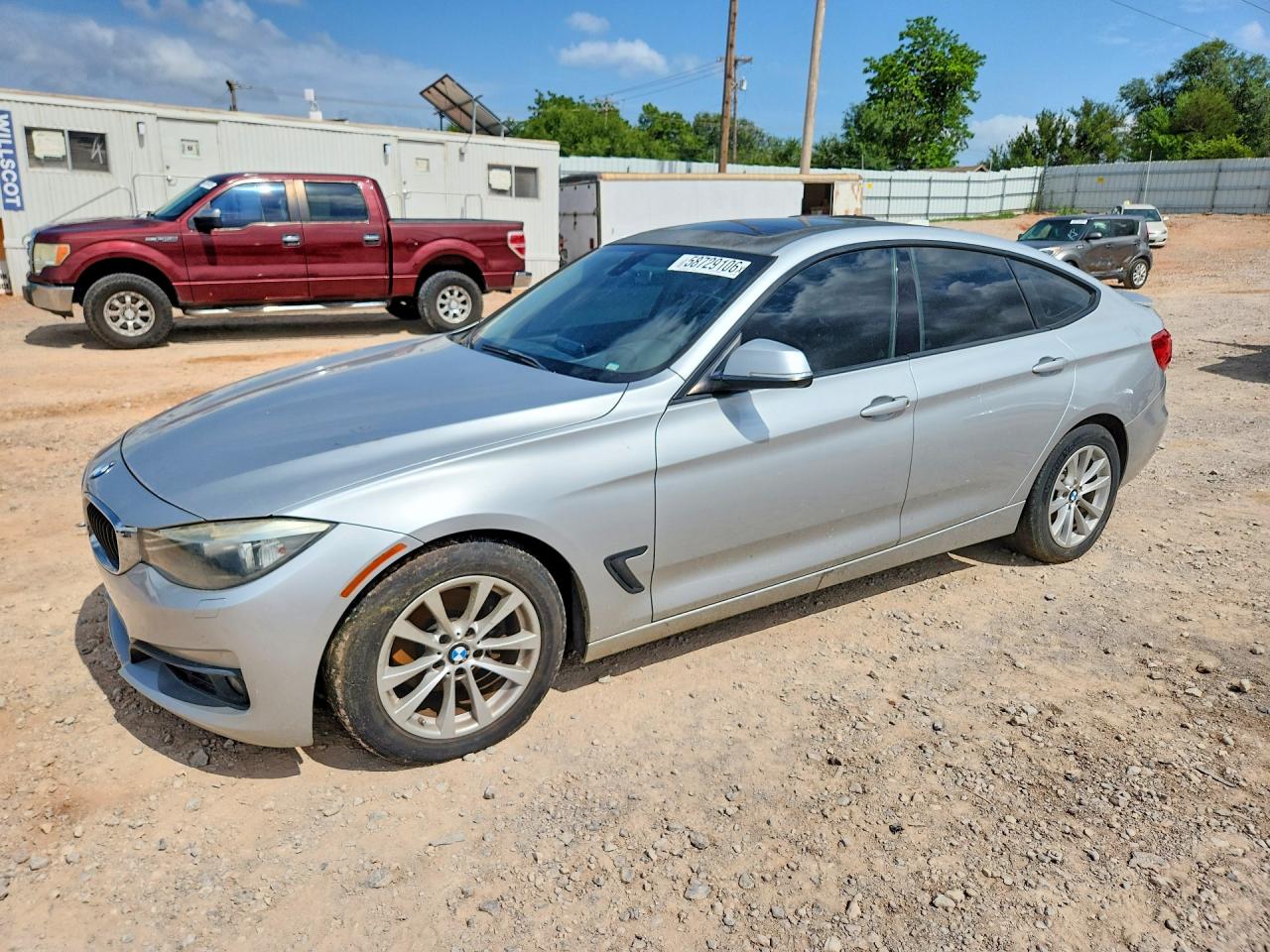2014 Bmw 328 Xigt Silver vin: WBA3X5C52ED242718