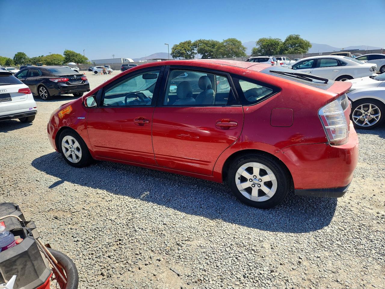 2009 Toyota Prius Base Red vin: JTDKB20U397849884