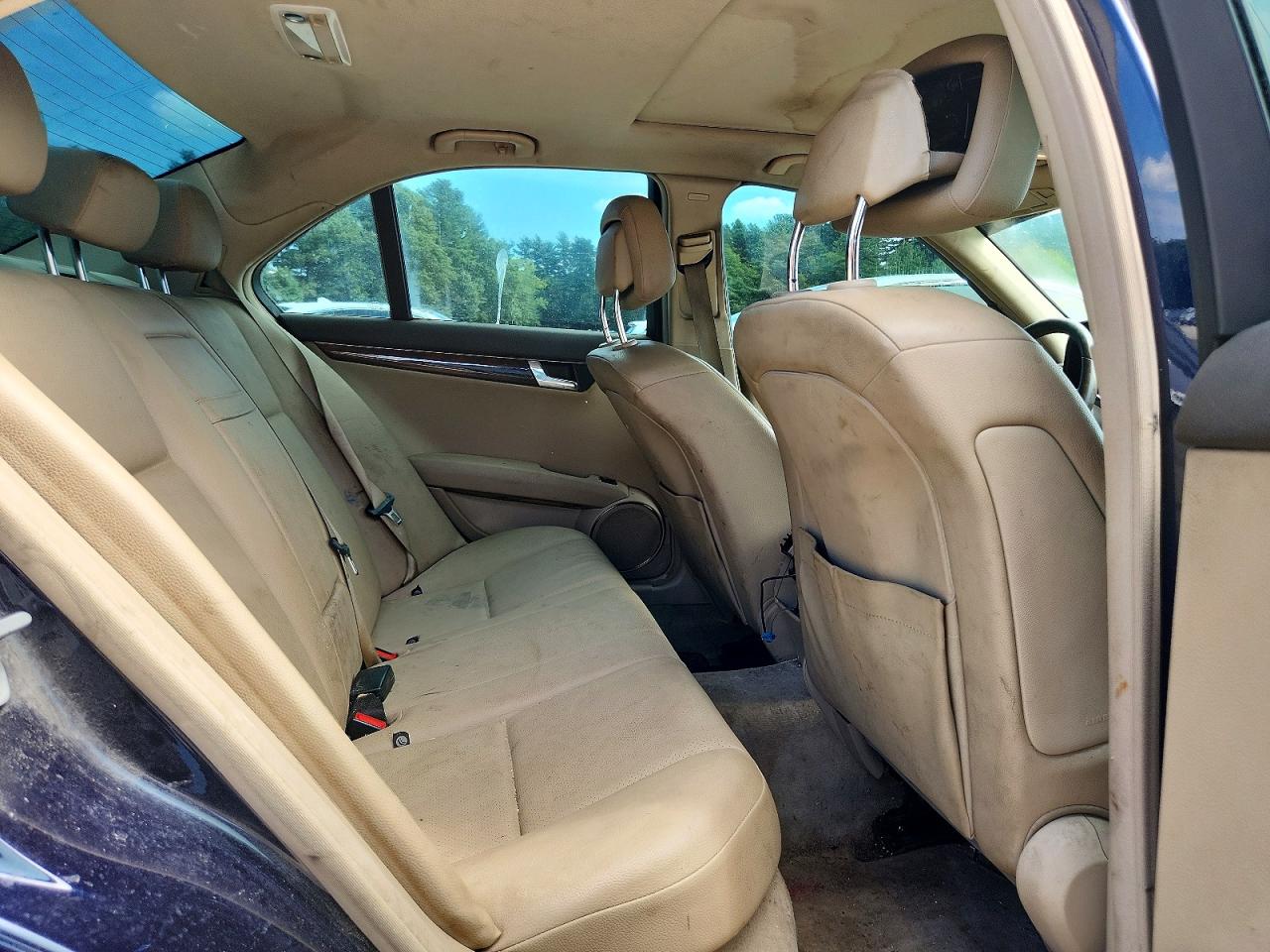 2010 Mercedes-benz C 300 4matic Blue vin: WDDGF8BB9AF475130