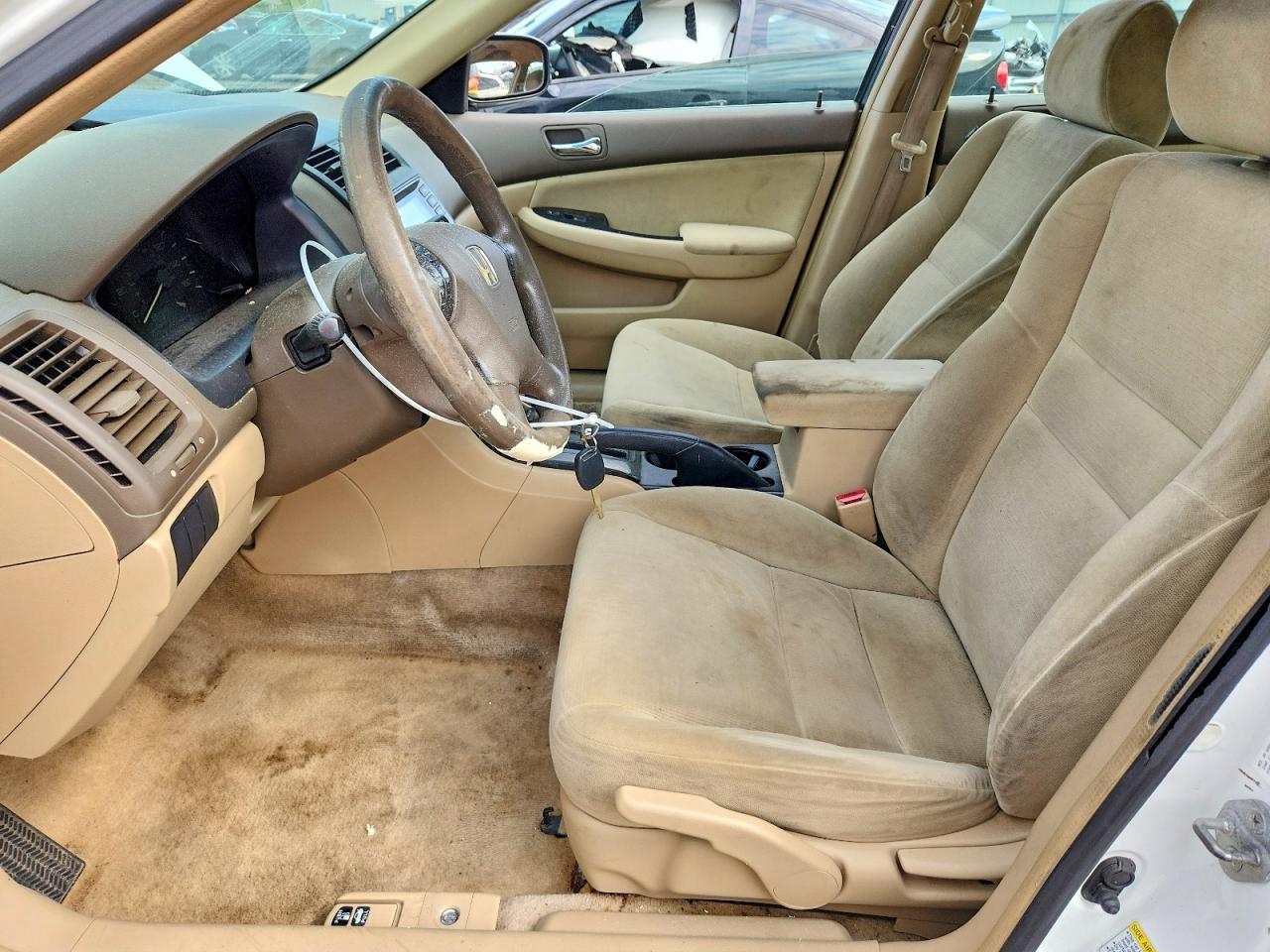 2007 Honda Accord Se White vin: 1HGCM56387A137189