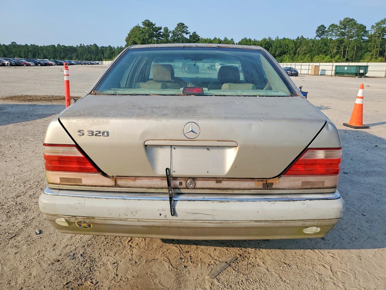 1997 Mercedes-benz S 320w Silver vin: WDBGA32G6VA370943