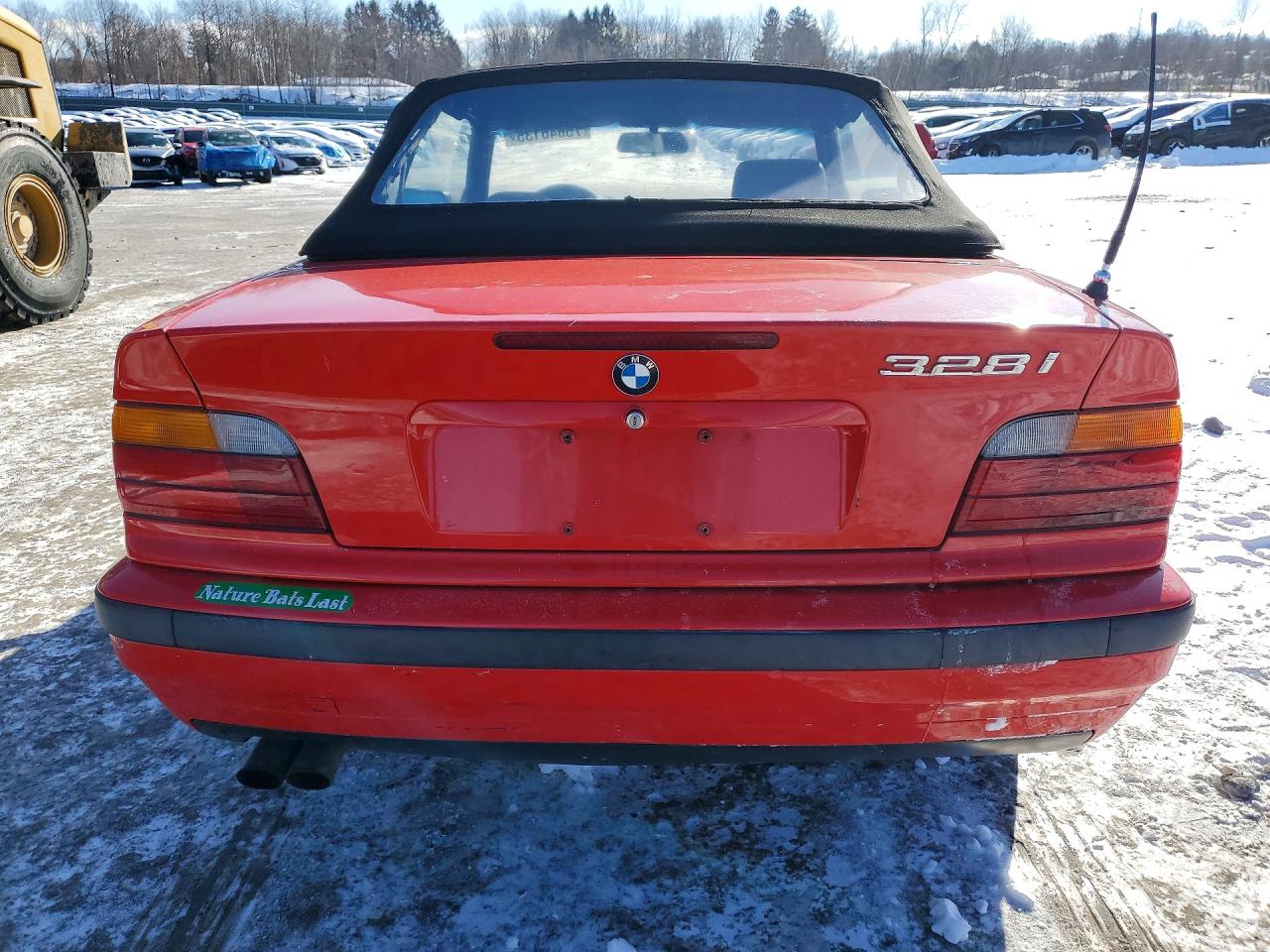 1996 Bmw 328 Ic Red vin: WBABK7320TET61953
