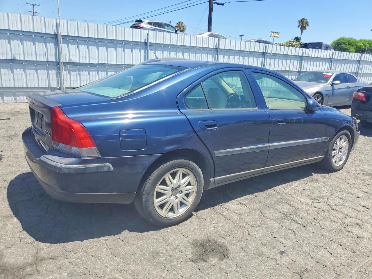 2003 Volvo S60 Blue vin: YV1RS64A132264385