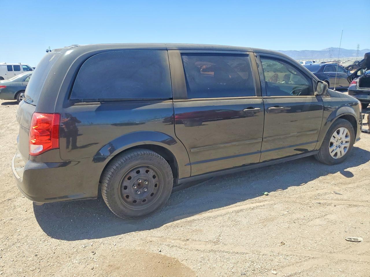 2015 Dodge Grand Caravan Se Black vin: 2C4RDGBG2FR749573