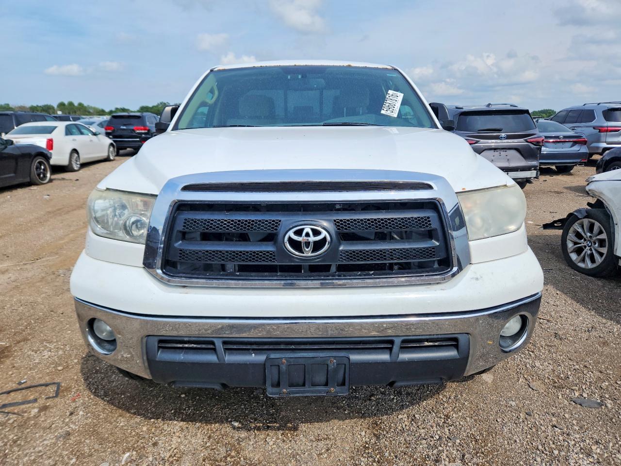 2013 Toyota Tundra Double Cab Sr5 White vin: 5TFUW5F1XDX271416