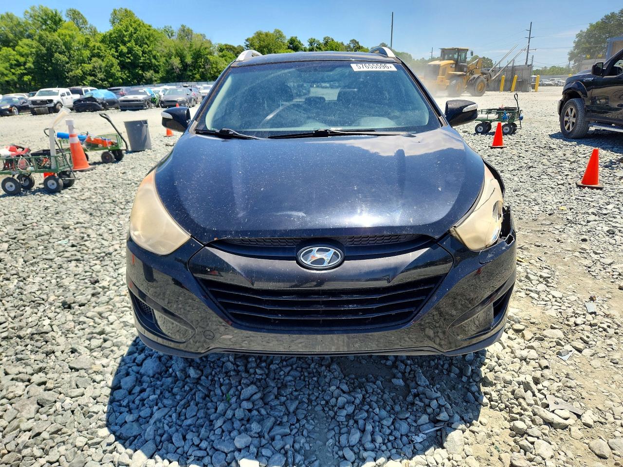 2012 Hyundai Tucson Gls Black vin: KM8JU3AC0CU344729