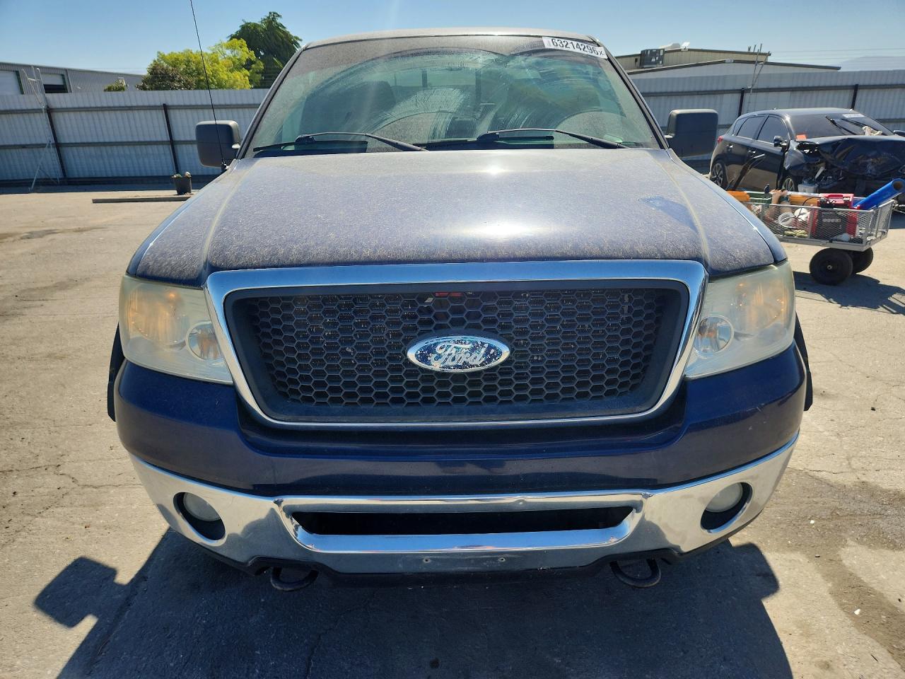 2007 Ford F150 Blue vin: 1FTPX14537NA04479