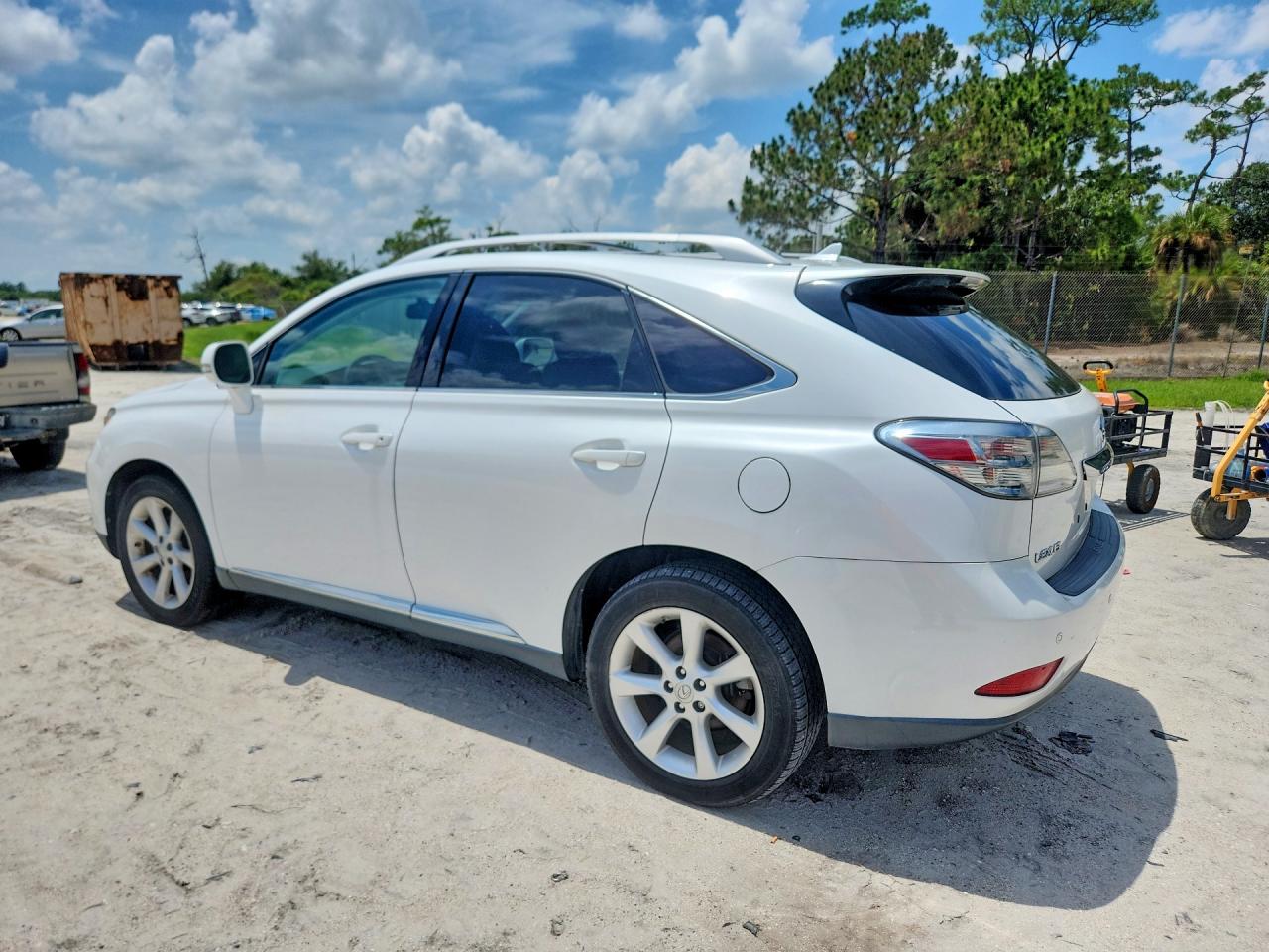 2010 Lexus Rx 350 White vin: 2T2ZK1BA5AC036847