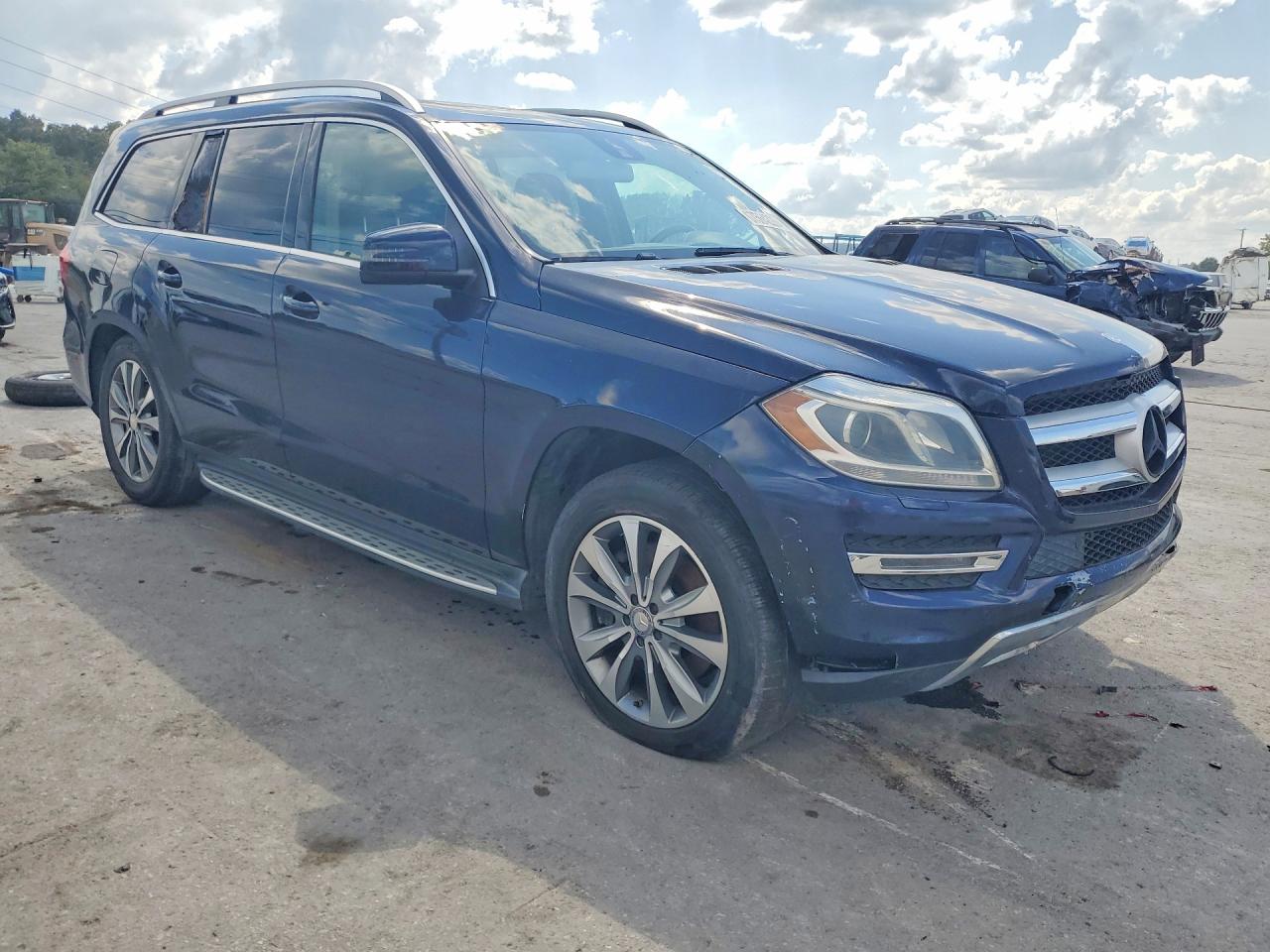 2014 Mercedes-benz Gl 450 4matic Blue vin: 4JGDF7CE6EA273554