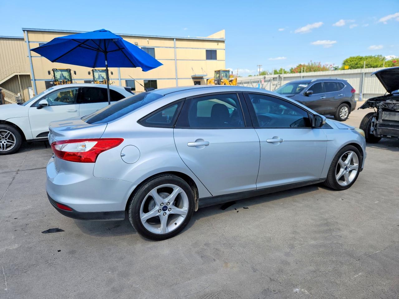 2013 Ford Focus Se Silver vin: 1FADP3F27DL115616