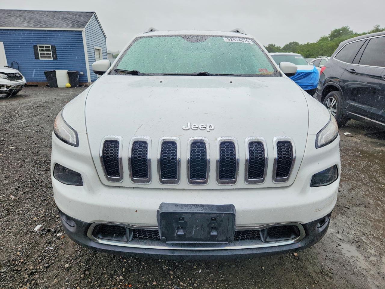 2015 Jeep Cherokee Limited White vin: 1C4PJMDS5FW647322