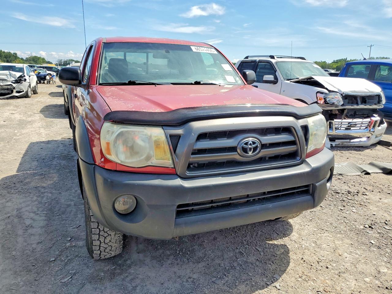 2008 Toyota Tacoma V6 Red vin: 5TEUU42N78Z503509