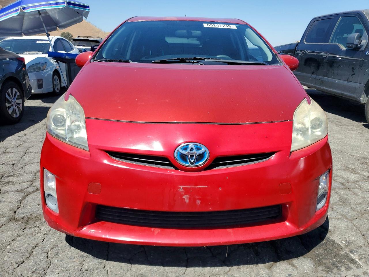 2010 Toyota Prius Iii Red vin: JTDKN3DU2A0170080