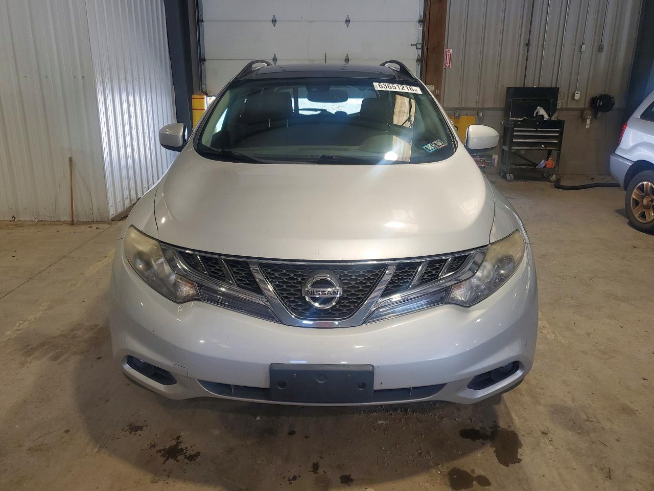2012 Nissan Murano S Серебряный vin: JN8AZ1MW4CW222870