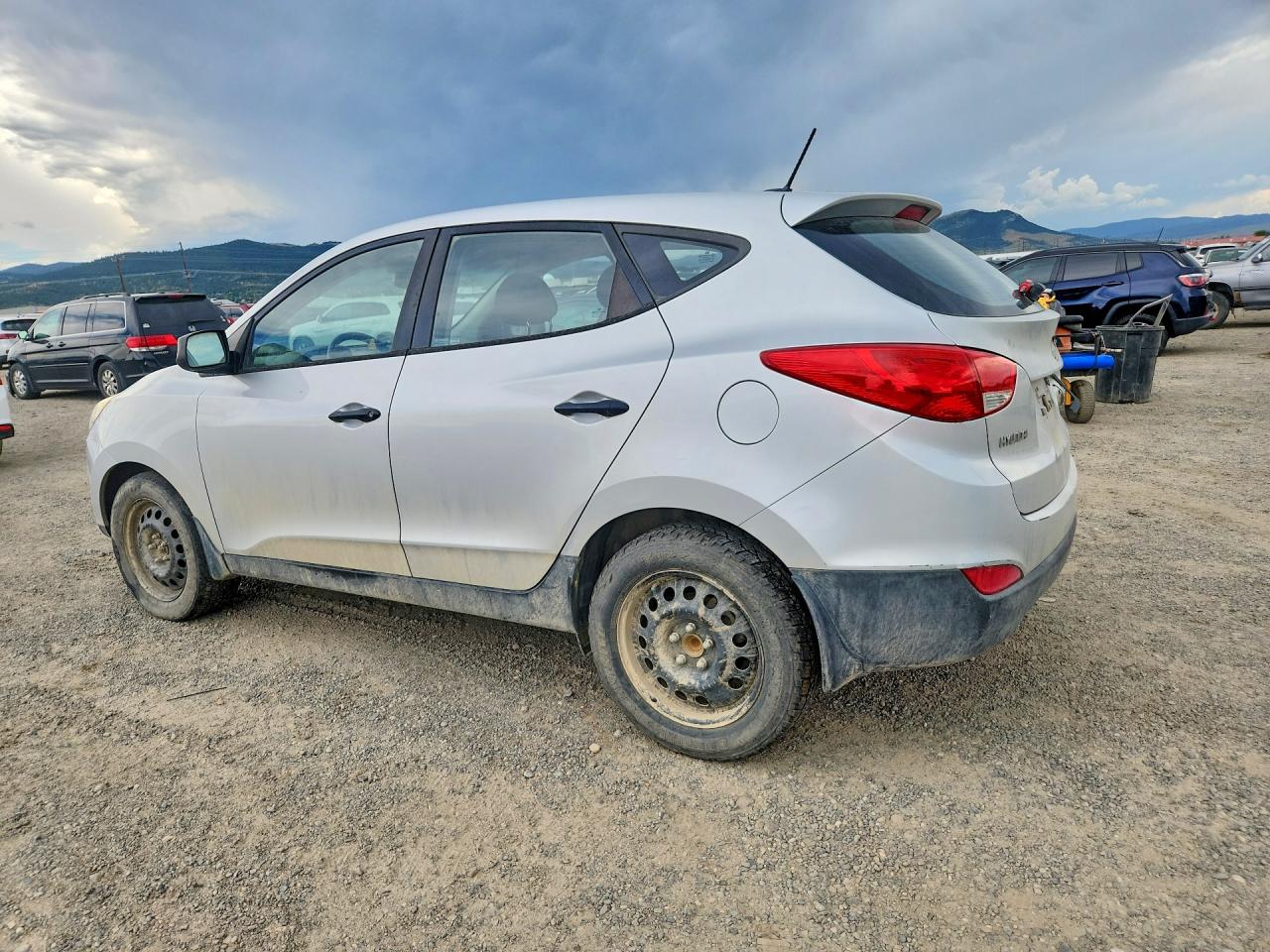 2010 Hyundai Tucson Gls Silver vin: KM8JT3AC4AU077594