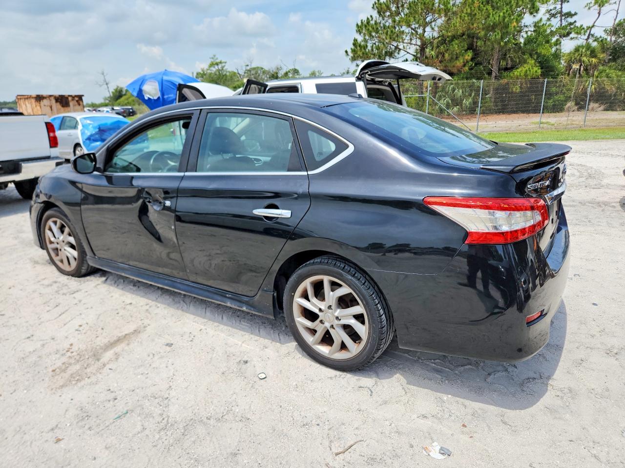 2013 Nissan Sentra S Черный vin: 3N1AB7AP8DL681538