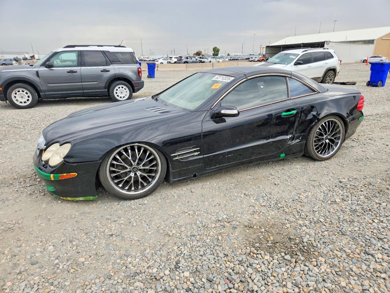 2006 Mercedes-benz Sl 500 Black vin: WDBSK75F06F109541