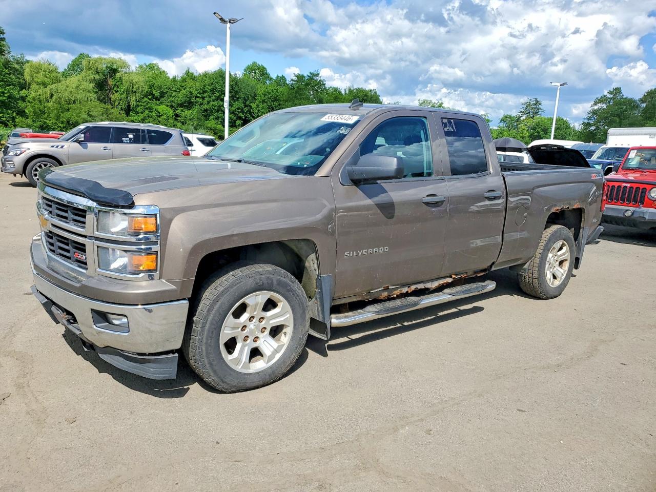 2014 Chevrolet Silverado K1500 Lt Brown vin: 1GCVKREHXEZ207484