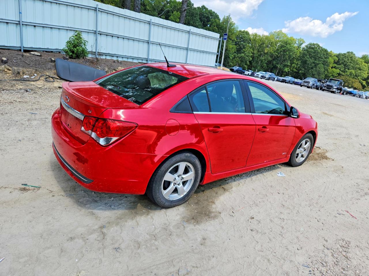 2014 Chevrolet Cruze Lt Red vin: 1G1PC5SB7E7232829