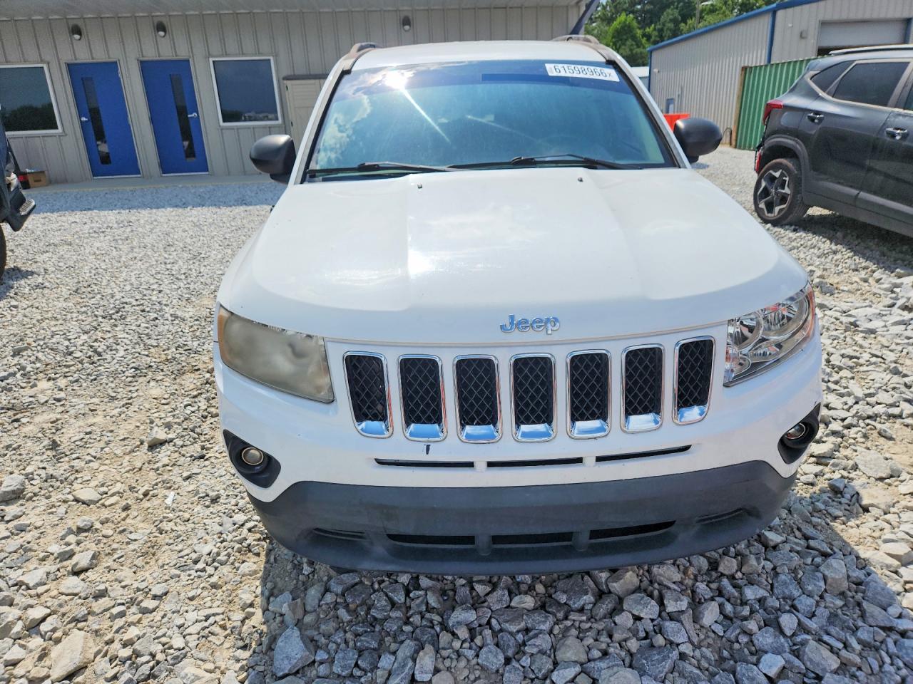 2011 Jeep Compass Sport White vin: 1J4NT1FB1BD253314