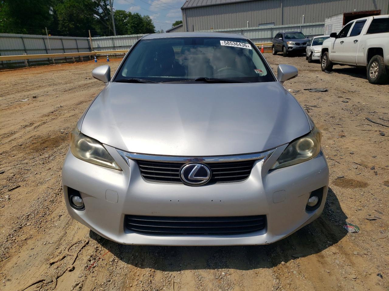 2012 Lexus Ct 200 Silver vin: JTHKD5BH3C2065915