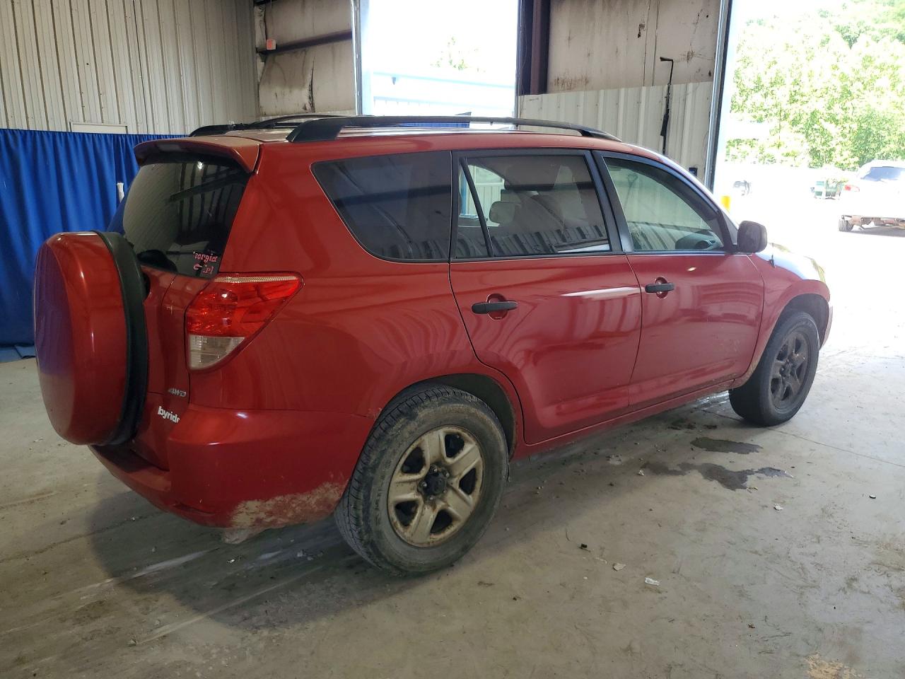 2008 Toyota Rav4 Base Red vin: JTMBD33V486063388