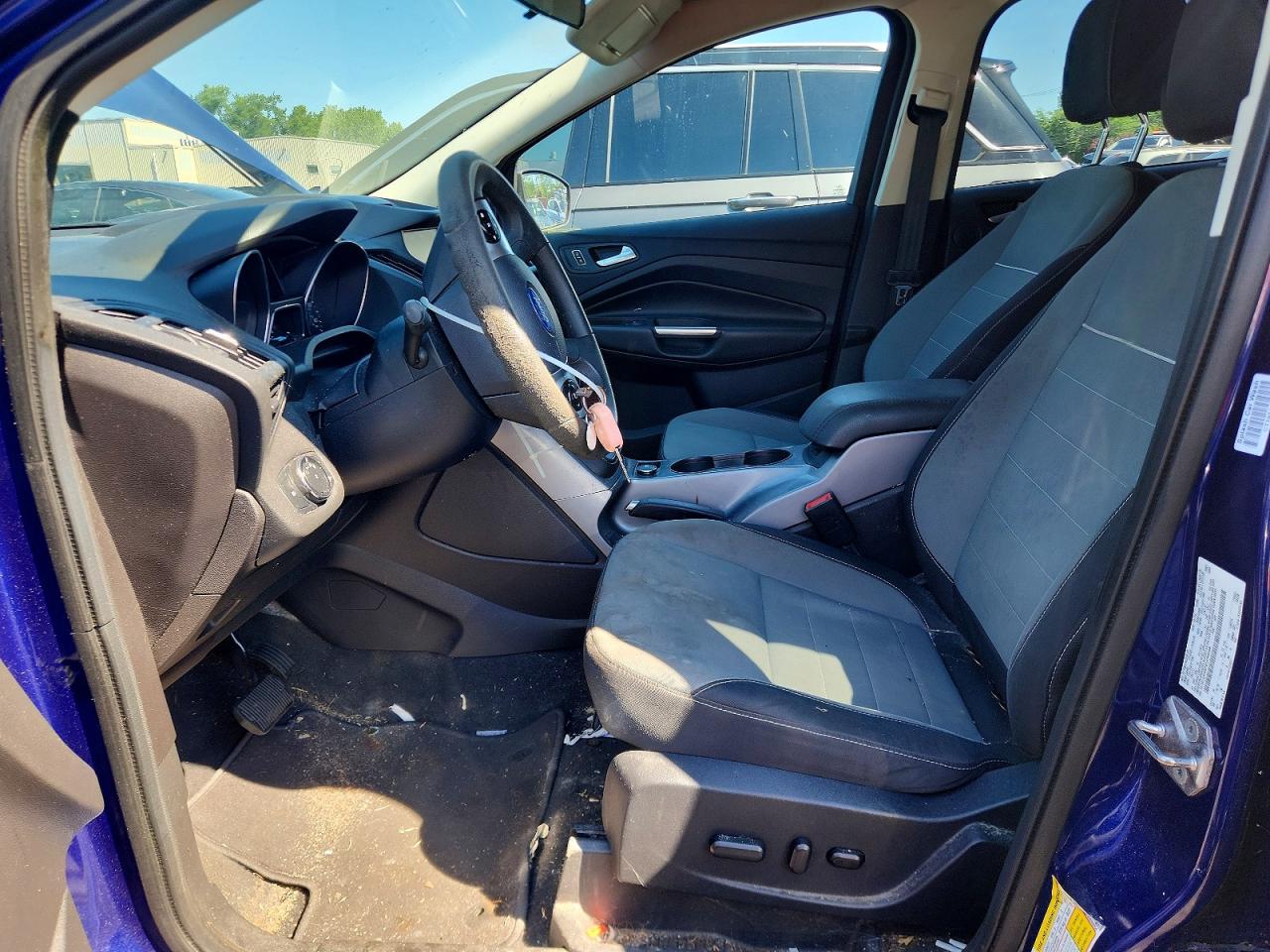 2014 Ford Escape Se Blue vin: 1FMCU9G97EUD98054