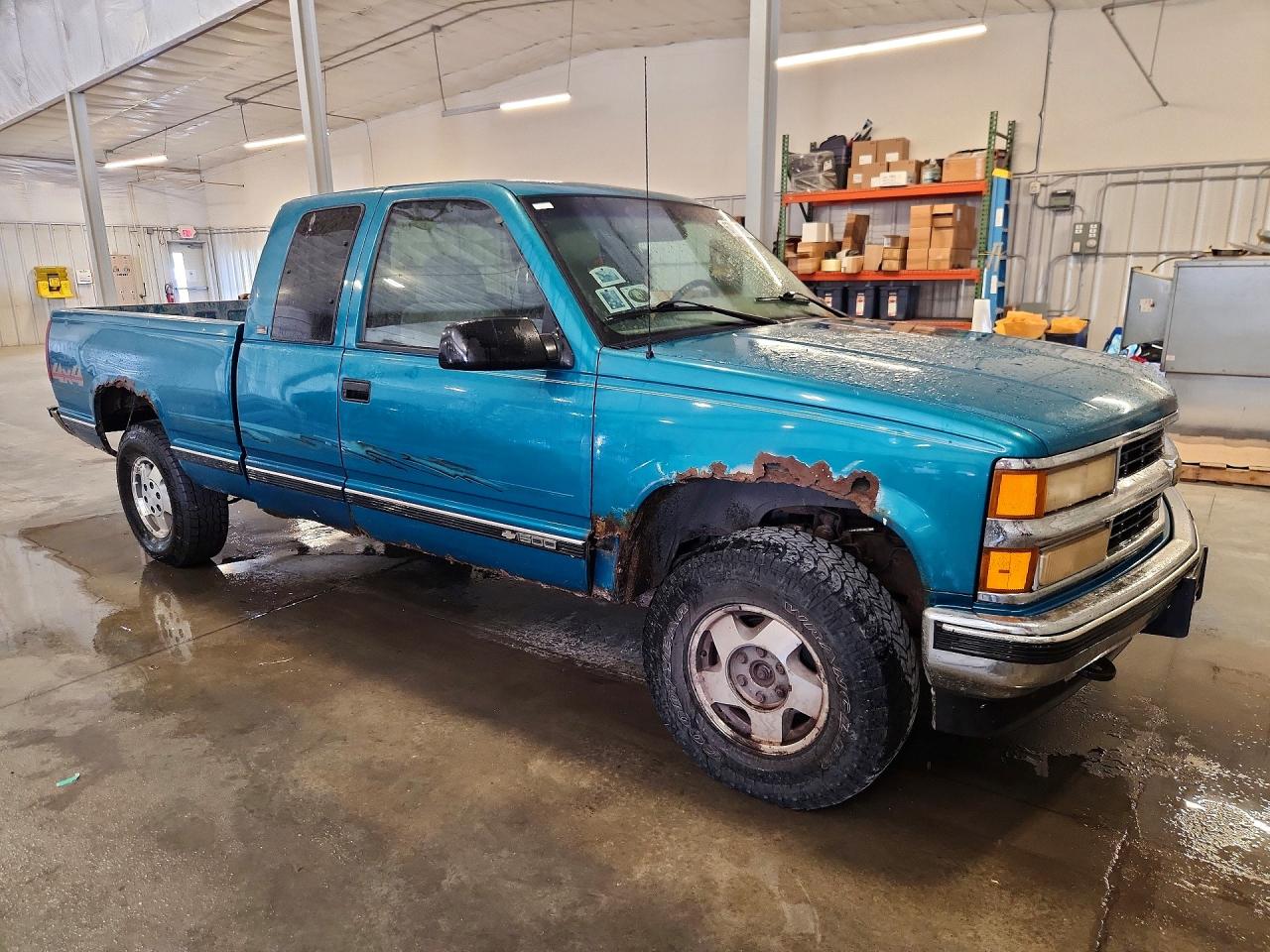1996 Chevrolet Gmt-400 K1500 Teal vin: 2GCEK19M0T1103388