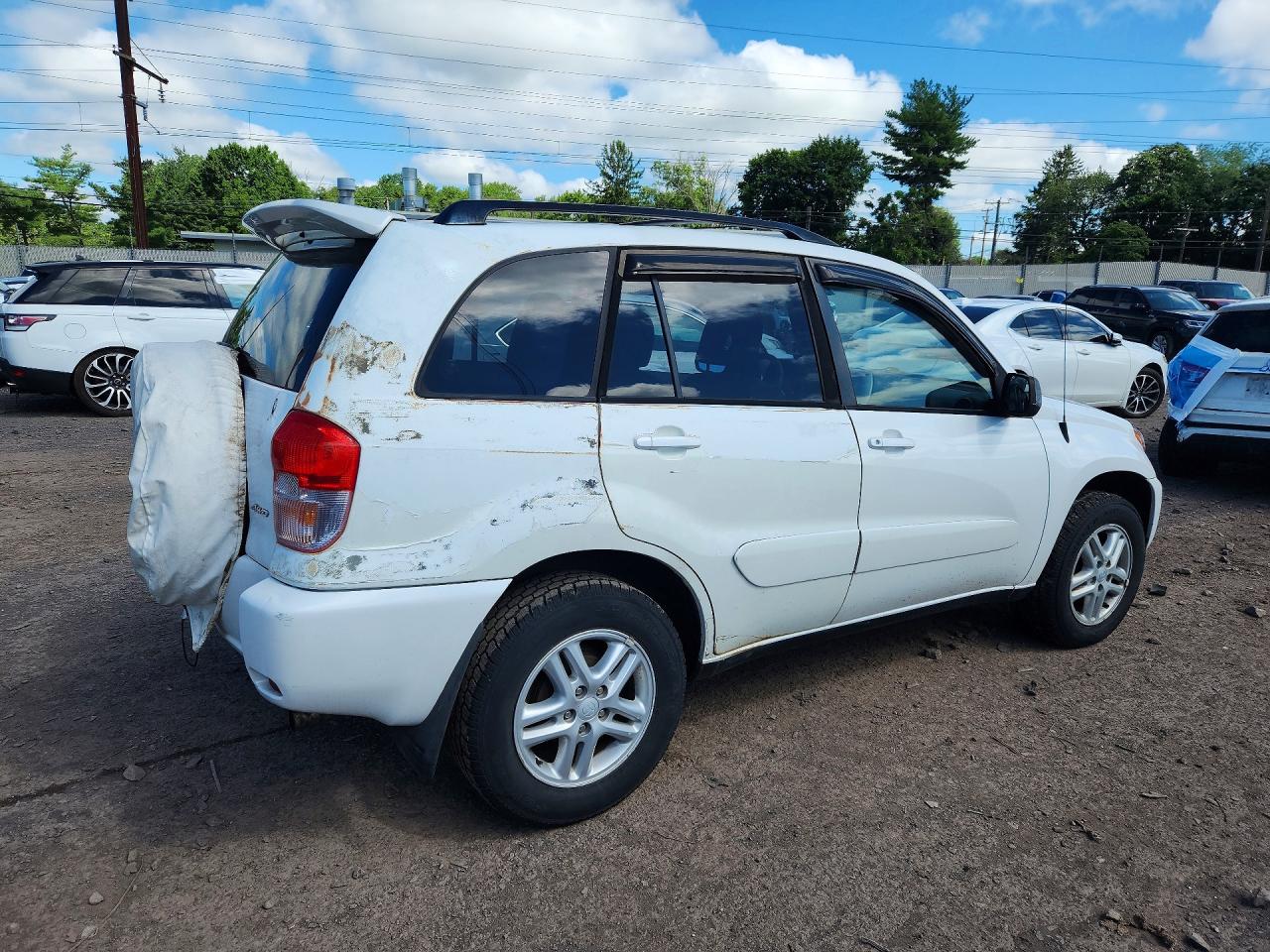 2003 Toyota Rav4 Base White vin: JTEHH20V830256292