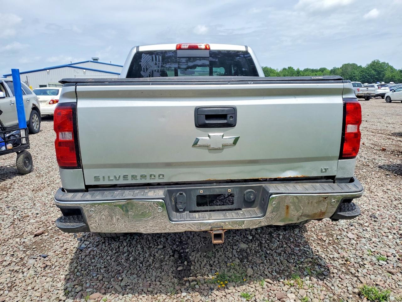 2015 Chevrolet Silverado K1500 Lt Gray vin: 3GCUKREC1FG239371