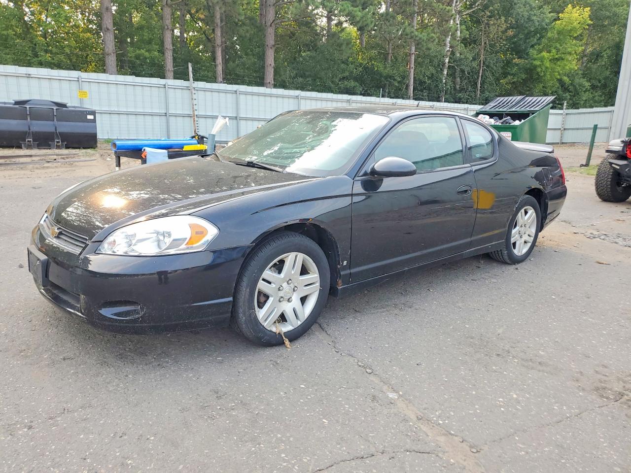 2007 Chevrolet Monte Carlo Lt Black vin: 2G1WK16K279111130